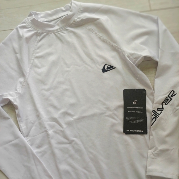 QUIKSILVER NEW youth All Time Long Sleeve Rashguard - Picture 9 of 9